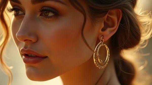 Élevez votre style avec des boucles d'oreilles plaqué or