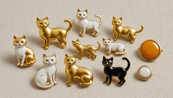 Découvrez la charmante collection de broches chat !